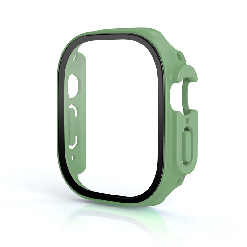 Accessoires Apple Watch Ultra 49mm étui bumper PC vert menthe avec protection écran