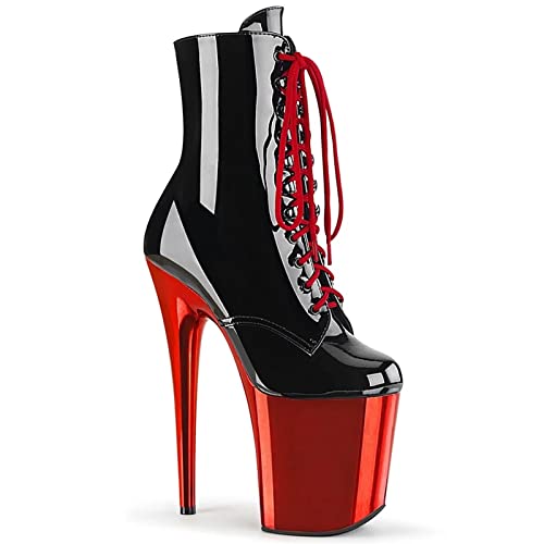 Bottes au genou femme 20cm stiletto avec plateforme vertigineuse de discothèque