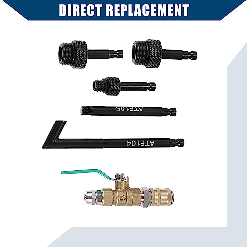 Image of Transmission Fluid Oil Filling Filler Adapter Manual Filler Kit Replacement for Audi 01J / Durable /Metal /Black