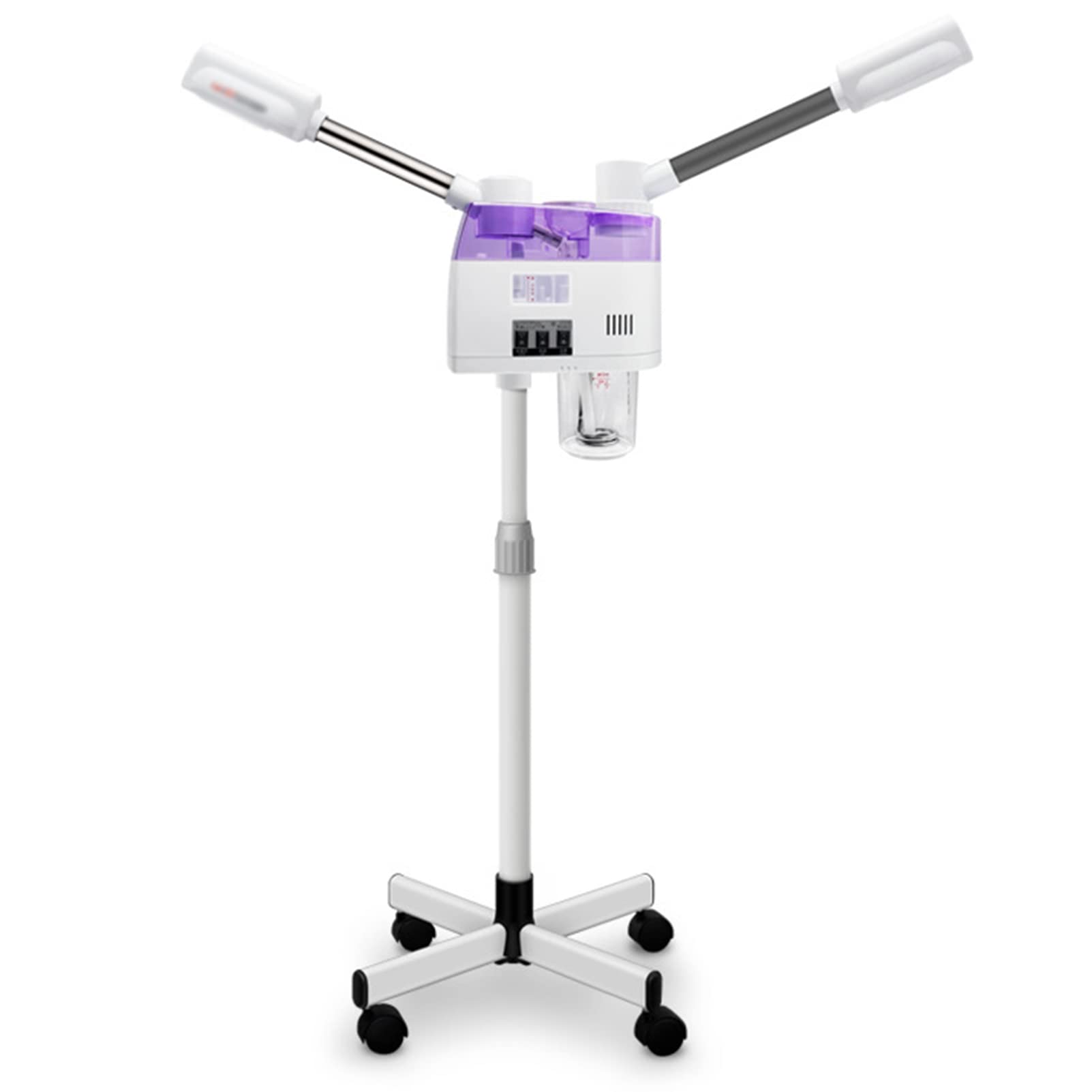 RSGK Vaporizzatore Facciale 2 in 1, Umidificatore a Vapore con Nebbia Calda E Fredda, Crema Idratante per La Pelle, Pori Aperti, Riduzione dei Punti Neri, Spa per Salone di Bellezza Domestico