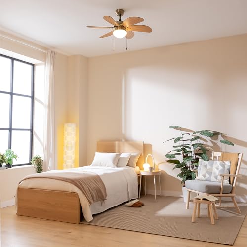 Cecotec Deckenventilator Aero 360 Gold&Wood – Ansicht 4
