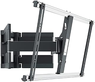 Vogel's THIN 550 ultra strong full-motion TV wall bracket for large (40-100 inch) or heavy (max. 154lbs/70 kg) TVs | Swivels up to 120º | Tiltable, max. VESA 600x400 | ultra slim TV wall mount | Black