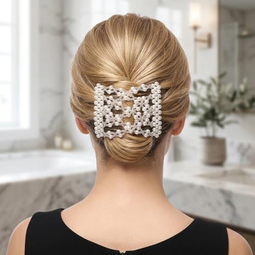 Lovef Peine Accesorio para Cabello Blanco miniatura 6