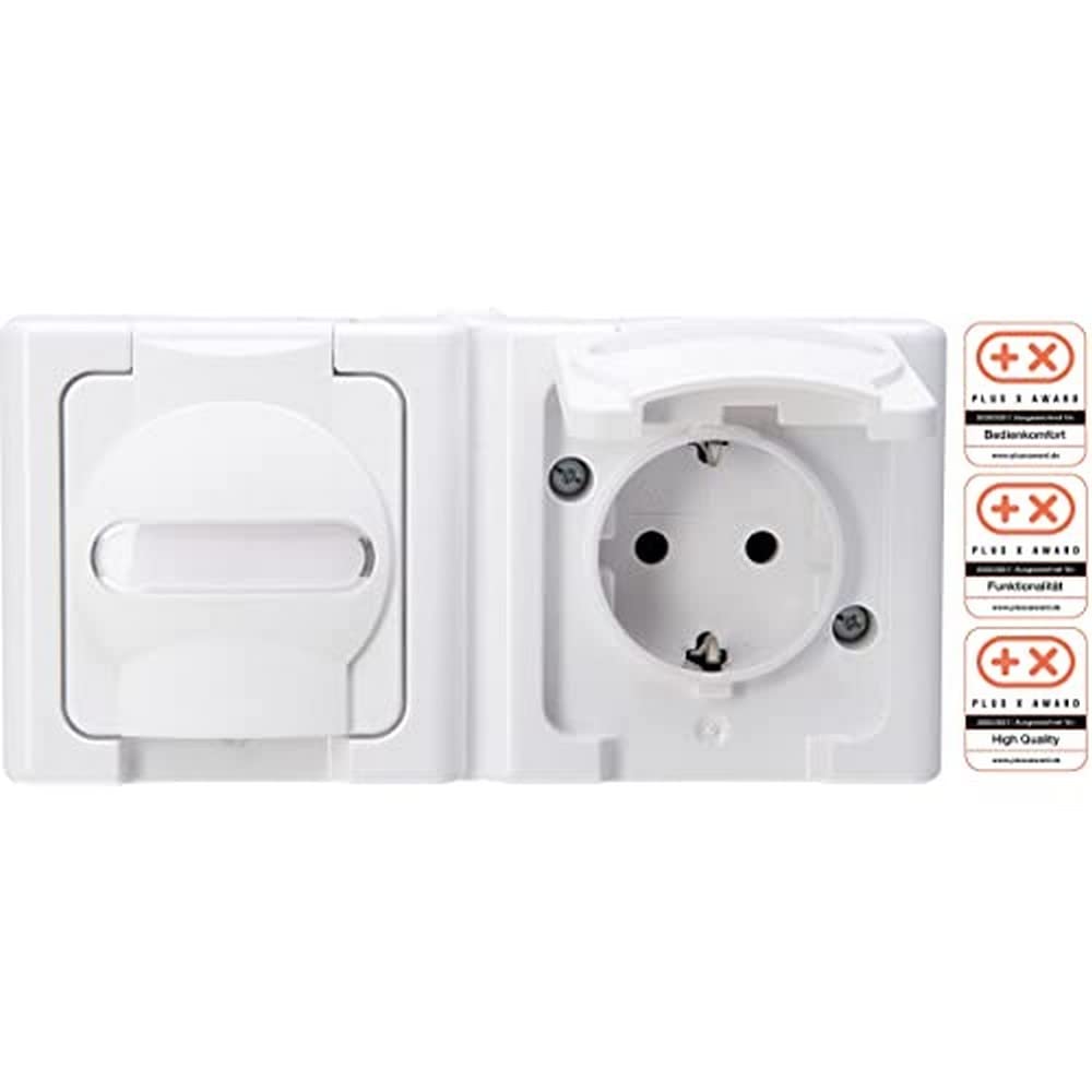 Prises de courant Kopp Blue Electric pour sécuriser une cuisine moderne