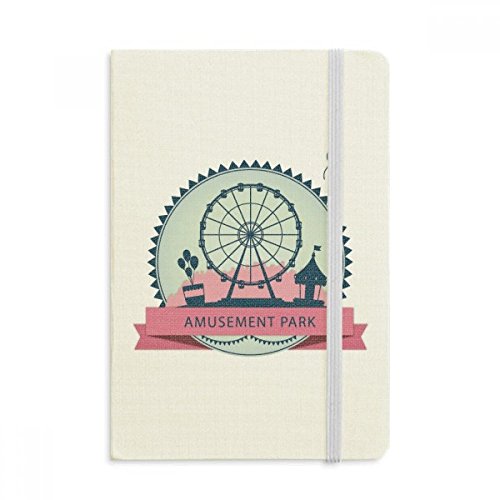 Carnet A5 grande roue à couverture classique en tissu rigide multicolore