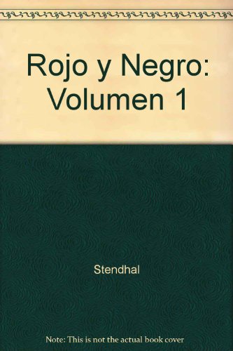 Rojo y Negro: Volumen 1 (Spanish Edition) [Spanish] 9875503304 Book Cover