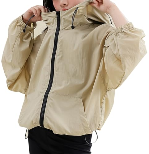 Joe Wenko Girls UPF50+ Sun Protection Jacket Lightweight Casual Athletic Shirt, 4-14 Years2