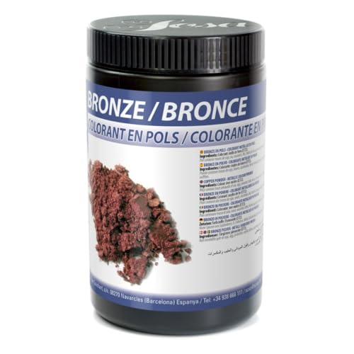 SOSA Colorante bronce metálico en polvo - Liposoluble - Bote 400grs - Uso alimentario