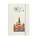 Russisches National-Symbol Kremlin-Muster Notizbuch dickes Tagebuch Schneeflocken Winter