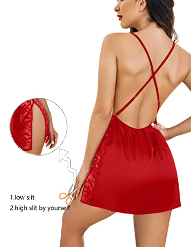 Image of Beera Women Lace Maxi Sleepwear