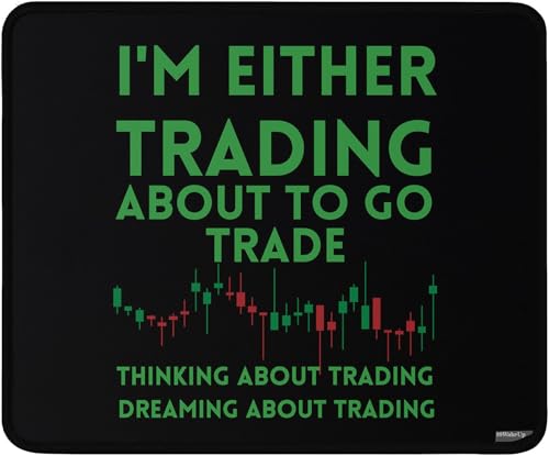 Stock Trading Mouse Pad, Thinking About Trading Anti-Slip...