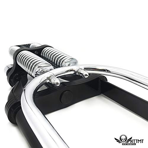 Smt- Bobber Black Chrome Custom Springer Front End Handlebar Adapter Fit Harley Big Twins #TOP6