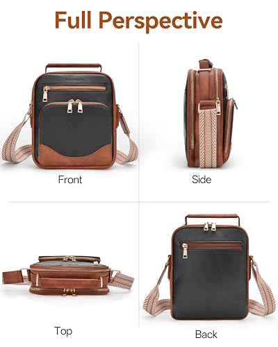 Image of Large Crossbody Bags for Women,Built-in Wallet Vegan Leather Purse | Large Capacity,Multiple Compartments,Tablet Compatible,RFID Protection,Wide Adjustable Strap,Travel & Everyday Use