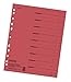 Produktbild 100 FALKEN Trennblätter / rot / 230 g/m² / DIN A4