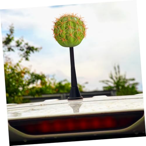 Bolas de antena para coches fáciles de instalar Mobestech: decoración resistente en forma de cactus 5