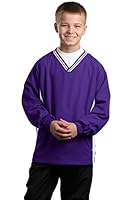 Algopix Similar Product 6 - SportTek Youth Tipped VNeck Raglan