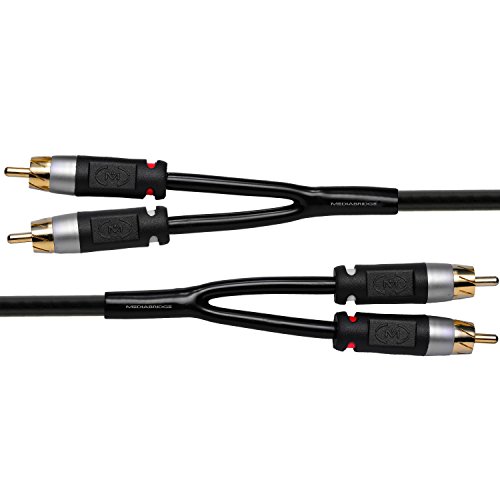 Mediabridge™ Stereo Cable With Left And Right Audio (12 Feet) - Rca To Rca Gold-Plated Connectors - (Part# Mpc-Alr-12B) #TOP1