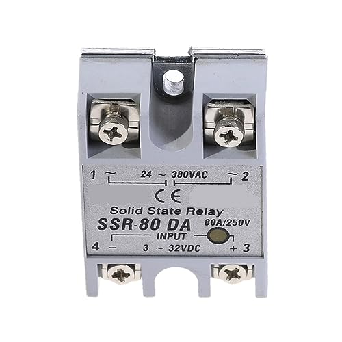 Module SSR-80DA relais à semi-conducteurs 80A commutation silencieuse sans usure mécanique