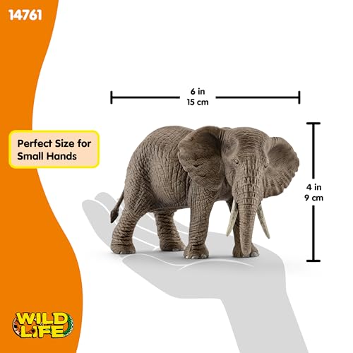 Schleich North America Female African Elephant Toy Figure