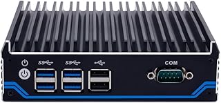 Mini computador Mini Host Saiyang J4125 Incorporado Controle Industrial Computador Sem Ventilador Mini Computador Portátil Desktop (4G-256G)