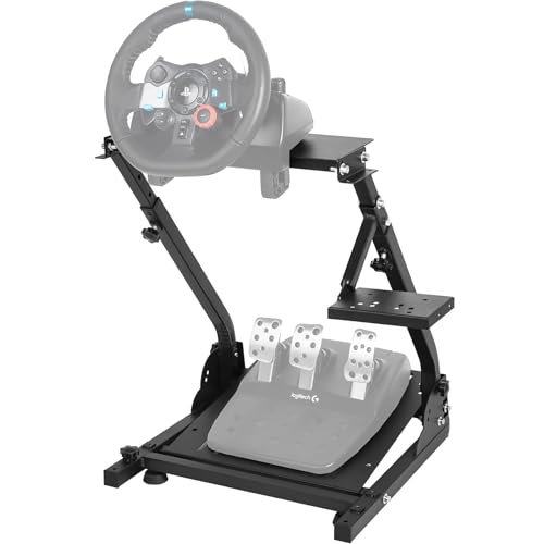 Marada SIMULATOR COCKPIT MN G920 Racing Simulator Cockpit Compatible With Logitech/Thrustmaster G27 G25 G29 G920,Pro Gaming Steering Wheel Stand,Wheel And Pedals Not Included cover