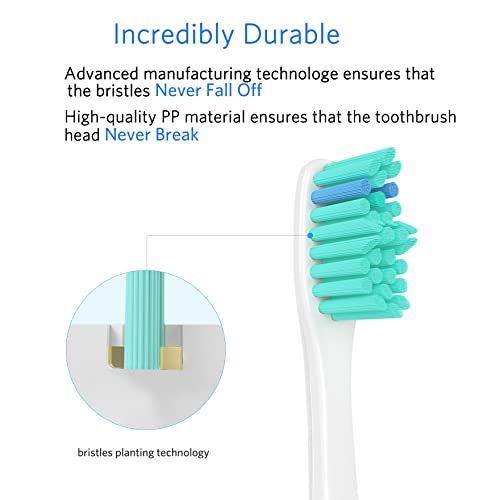Replacment Brush Heads Compatible With Philips Sonicare E-Series Essence, Xtreme, Elite, Advance, And Cleancare Electric Toothbrush, Toothbrush Replacment Heads Refills, 6 Pack #TOP4