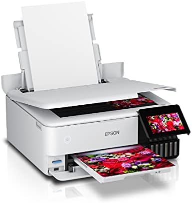 Epson L8160 Tanklı Mürekkep Püskürtmeli Fotoğraf Yazıcı, Tarayıcı, Fotokopi 5760 X 1440 DPI, Beyaz, 403‎ x 369 x 162 mm - Görsel 3