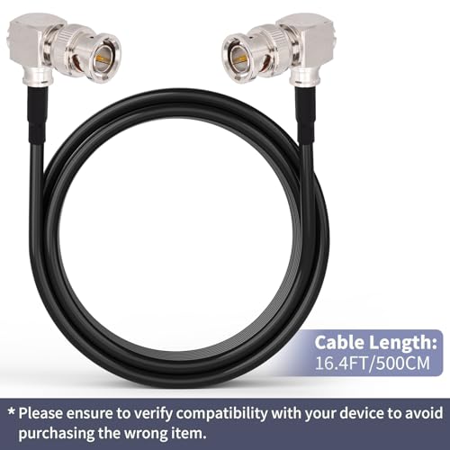 Superbat HD/3G/6G SDI Cable 5m Thin BNC Male to Male (Both Right Angle) Belden 1855A 75ohm SDI Video Cable Supports HD-SDI/3G-SDI/6G-SDI 4K for Broadcast Camera CCTV Monitor SDI Converter etc - Image 2
