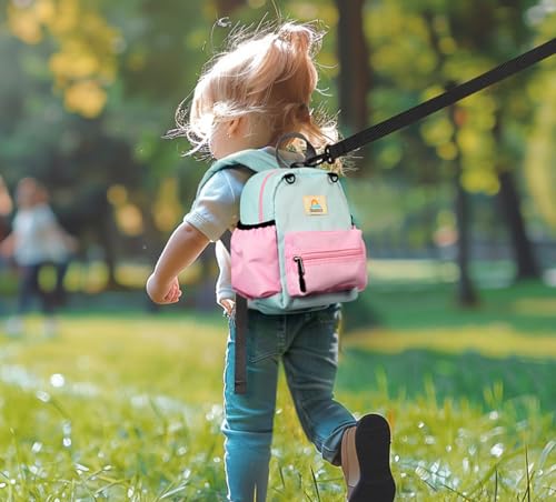 Image of STEAMEDBUN Backpack Leash for Toddlers 1-3: Baby Backpack with Leash for Boys Girls - Anti-Lost Harness for Walking