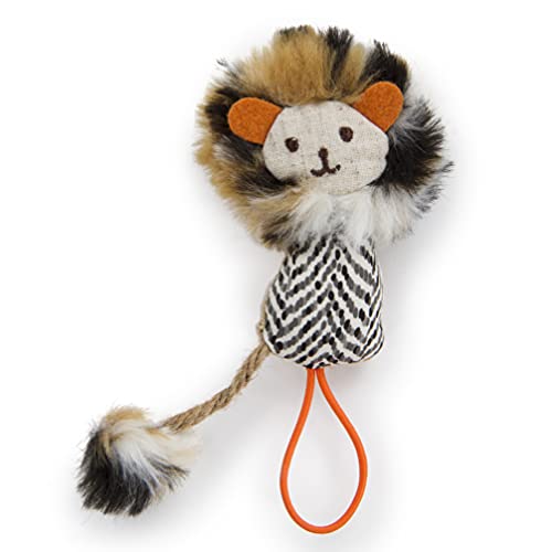 Petlinks Lion Launcher Cat Toy: Soft Plush Design with Catnip & Silvervine to Stimulate Natural Hunting Instincts