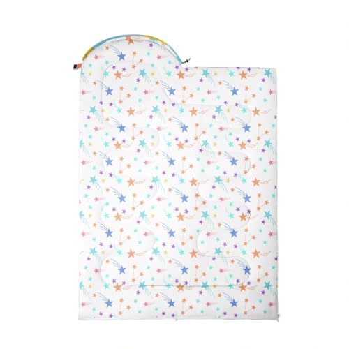 Bolsa de dormir Erosebridal azul claro con diseño de pato de goma para camping y actividades al aire libre miniatura 2