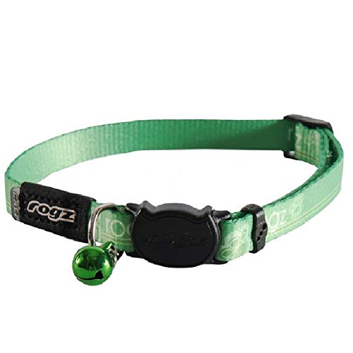 Collier pour chat Rogz vert citron pour éviter les risques d'accrochage