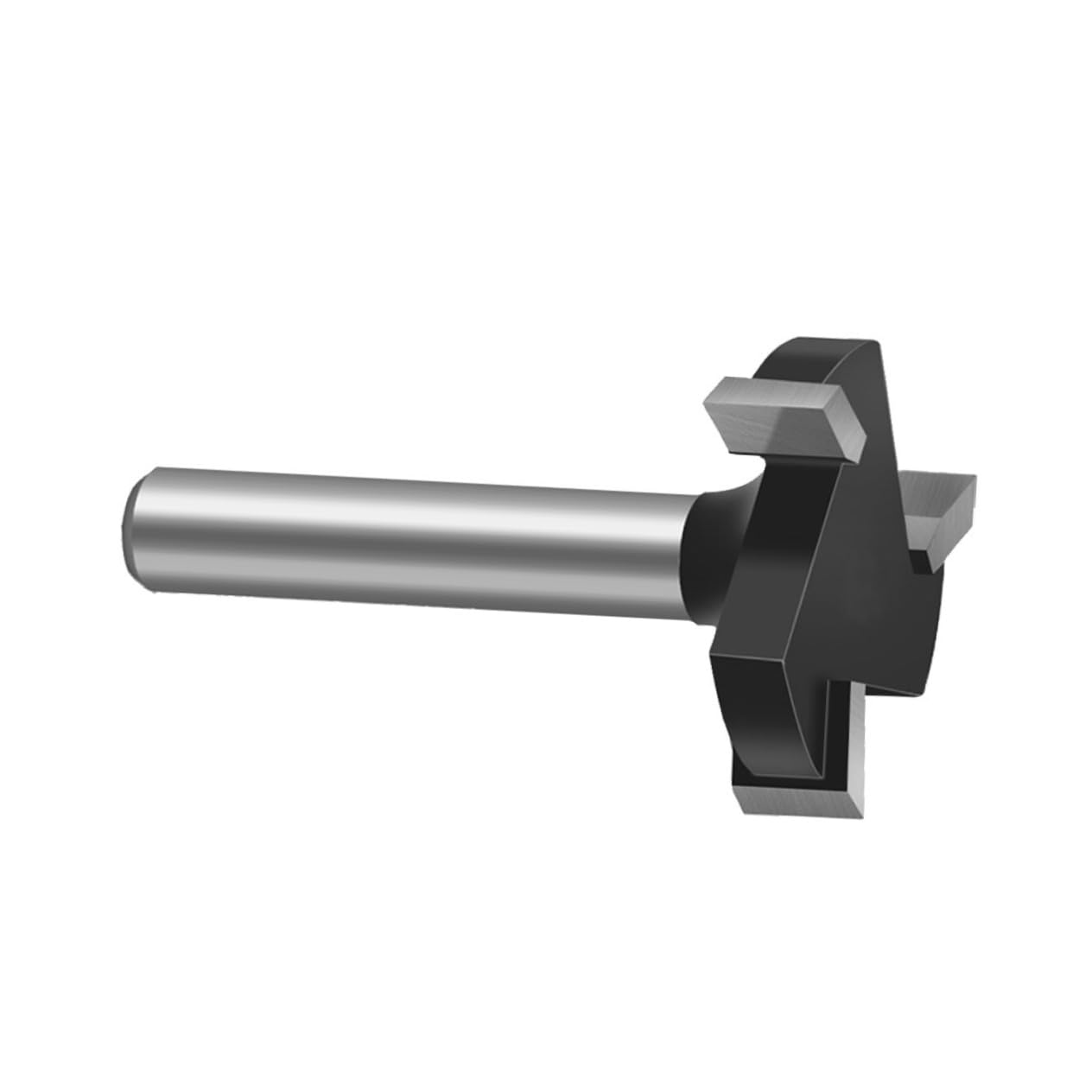 NAMOARLY 3-Blade T-Shaped Milling Cutter for Woodworking CNC Turning Tool Router Bits for Wood 1pc Necking Tool