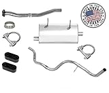 New Muffler Exhaust System Fit for Ford Ranger 98-00 Only With 126 Inch Wheel Base Stop Look Check...