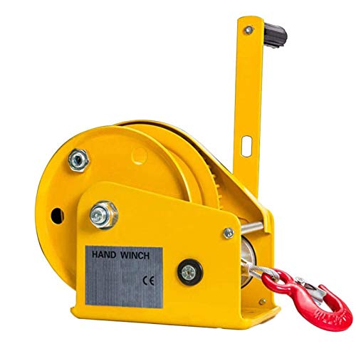 Manuelle Handseilwinde Mit Bremse - Tragbarer Drahtseilzug Für Anhänger & Schwere Lasten