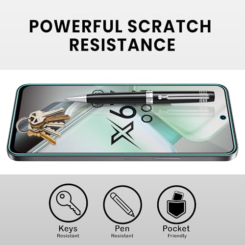 Image of FIRST MART Military-Grade Matte Gaming Tempered Glass for IQOO Z9X and Vivo T3X (6.72 Inch) Edge-to-Edge Protector Coverage with Easy Installation kit| Anti-Glare and Anti-Fingerprint