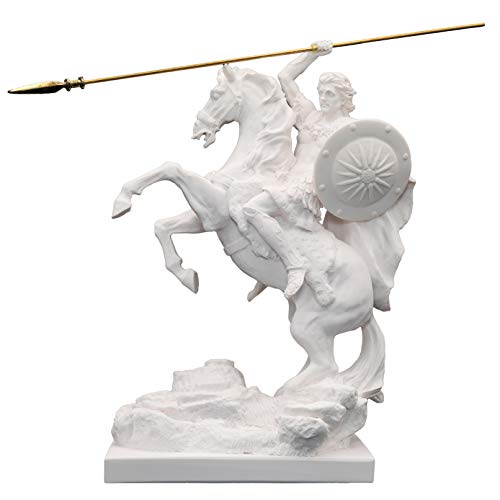 Estatua Alejandro Magno de Alabastro 13 pulg miniatura 1