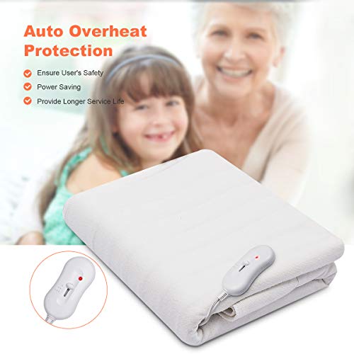 Image of Giantex Standard Massage Table Warmer, Heated Mattress Pad, Spa Table Heating Pad with Three Heat Settings, Auto Overheat Protection, Fixed Elastic Bands, Portable 71x30 Inch Electric Table Warmers