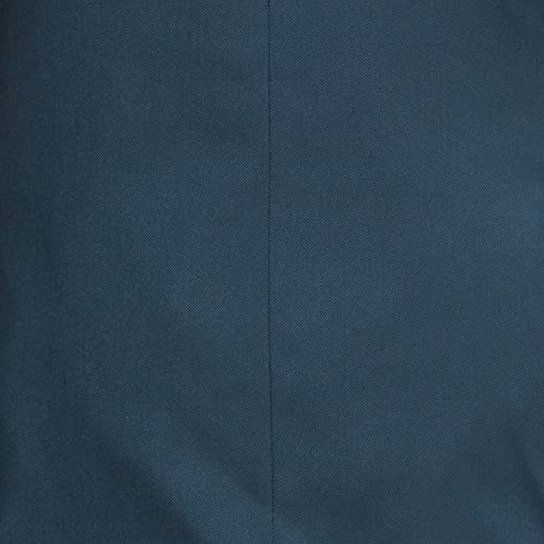 Image of Park Avenue Men's Super Slim Fit Terry Rayon Blend Peak Lapel Jacquard Pattern Full Sleeve Dark Blue Ceremonial Suit