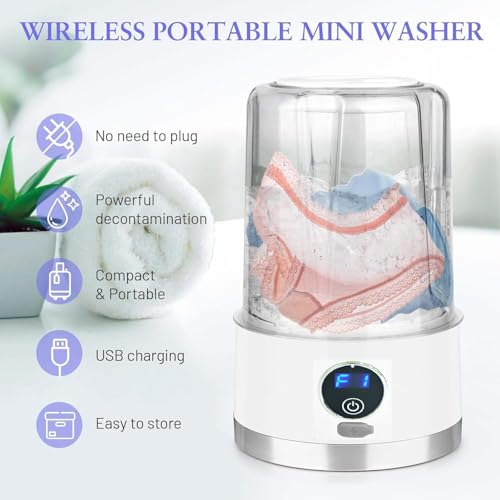 Image of SeMi AuToMaTiC FoLdInG SmAlL MiNi WaShInG MaChInE WiTh DrYeR DeEp CLeAnInG FoR UnDeRwEaR WaShINg MaChInE SeMi AuToMaTiC