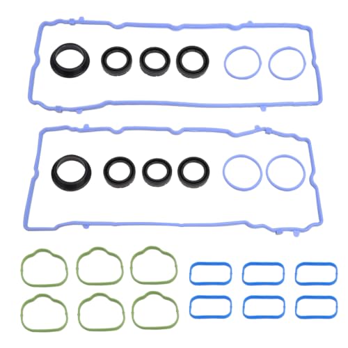 Image of VS50805R Valve Cover Gasket Set, Compatible with Dodge 2011-2020 Avenger Challenger Durango Caravan Journey Ram ProMaster 1500 2500 3500, Grand Cherokee Wrangler Replace 5184596AE (5184596AE)