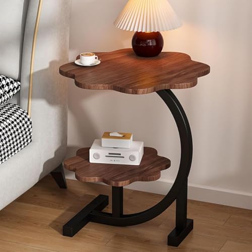 Coffee Tables: 10 Stylish Picks for Your Living Room 115 FLIPSSHOPPEE Two-Tiered Round Coffee Table with Storage Shelf, Wr...