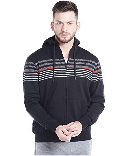 Spunk by FBB Men's Polyester Hooded Zip 