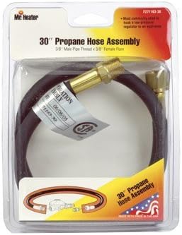 Mr. Heater 3/8 in. Dia. x 3/8 in. Dia. x 30 in. L Brass/Plastic Hose Assembly