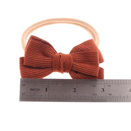 8 Pack Baby Nylon Headbands Hairbands Hair Bows Hair Accessories for Baby Girls Newborn Infant Toddlers Kids2