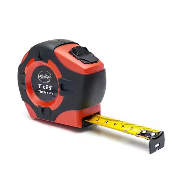 1 in. x 8m/26 ft. Hi-Viz Orange SAE/Metric A30 Blade Power Return Tape Measure, Mfr: PHV1048CMEN-A