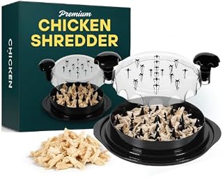 Chicken Shredder Tool Twist Pro - Large Meat Shredder for Chicken Breast, Pulled Pork, Beef with Upgraded Stainless Steel Spikes BPA-Free Kitchen Essentials Gadgets