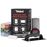 Stainless Steel Scratch Remover Kit for Refrigerator Scratch Repair & Polish, Only for Non-Coated Fridge Surfaces, Reduces Scratches & Scuffs, Restores Brushed Finish