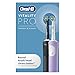 Oral-B Vitality Pro 2x Electric Toothbrushes For Adults, 2 Toothbrush Heads, 3 Brushing Modes Including Sensitive Plus, 2 Pin UK Plug, Black & Purple