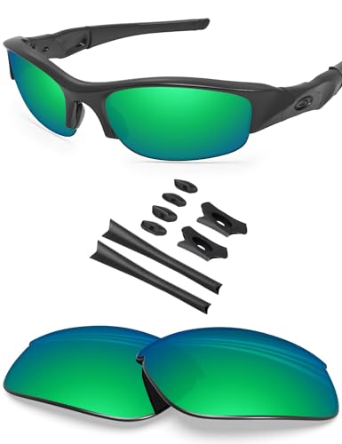 Image of BLAZERBUCK Replacement Lenses & Sock Kit for Oakley Flak Jacket OO9008 Sunglass